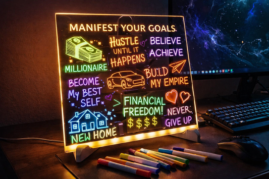 Manifestation Board – Visualize Goals, Write it, Manifest it