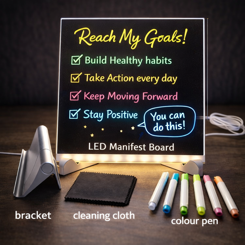 Manifestation Board – Visualize Goals, Write it, Manifest it