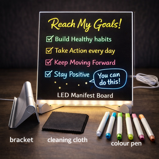 Manifestation Board – Visualize Goals, Write it, Manifest it – Large (20×30 cm)
